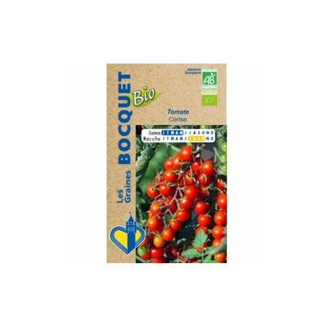 Tomate cerise- Certifiée ECOCERT FR-BIO-01 - 0,1g