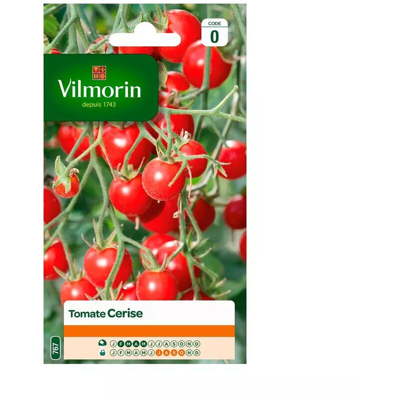 Sachet de graines Tomate cerise Vilmorin 0,2gr