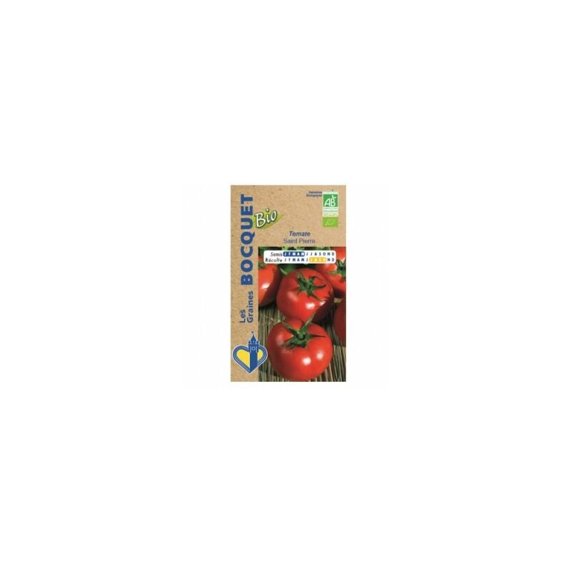 Graines Bocquet - Tomate Saint Pierre Bio- certifié ecocert FR-BIO-01 - 0,2g