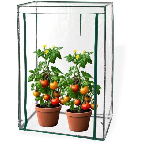 Tomaten Gewächshaus 100x50x150cm Tomatenhaus Treibhaus Foliengewächshaus