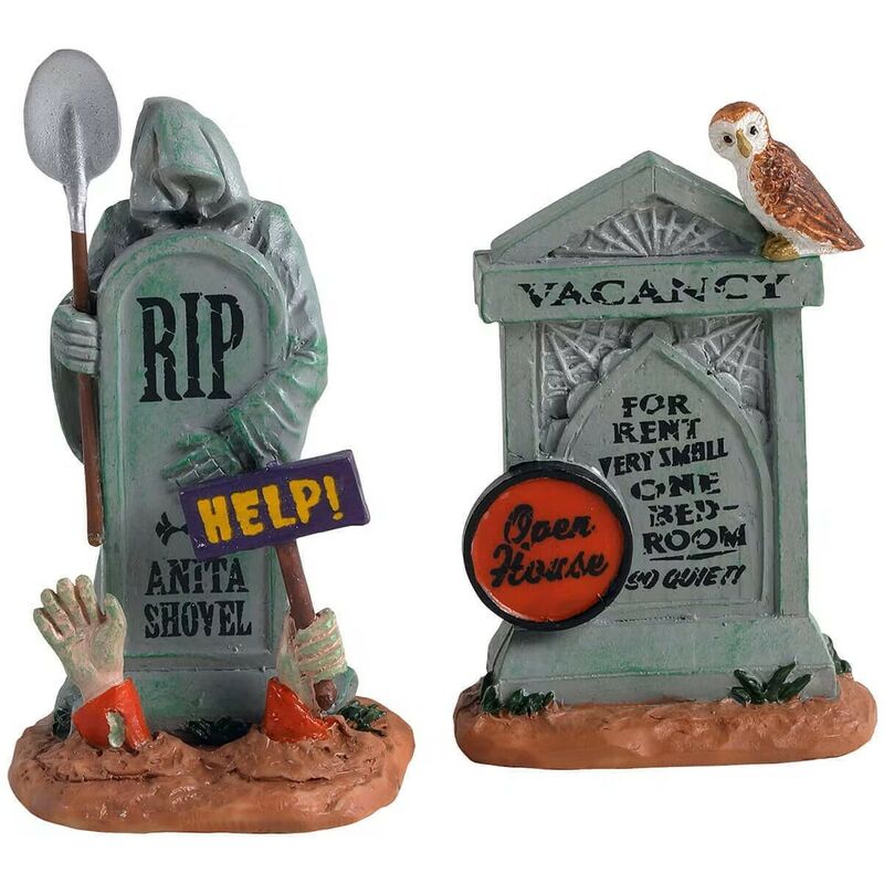 Lemax Tombstone Duo Set Of 2 Art.-nr. 14831