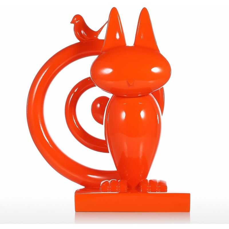 

Tooarts - Tomfeel Escultura de resina para el escondite Decoracion del hogar Estatuilla de arte moderno Estatua de animal Fibra de vidrio
