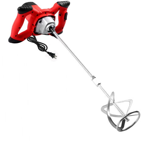 Tominio-Mélangeur de peinture électrique 2100 W à 6 vitesses - Rouge