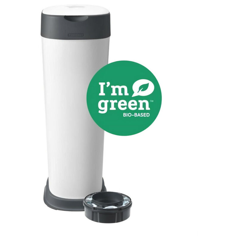Tommee Tippee - Twist and Click Poubelle a Couches de Taille xl, Comprend 1x Recharge avec greenfilm