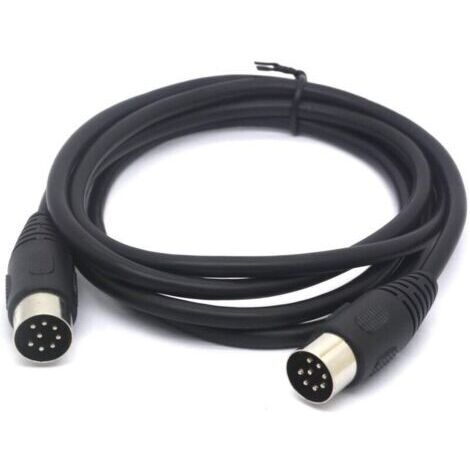 Tomost 8-poliges MIDI-Verlängerungskabel (Stecker auf Stecker) für Bang & Olufsen B&O PowerLink BeoLab (1,5 m)
