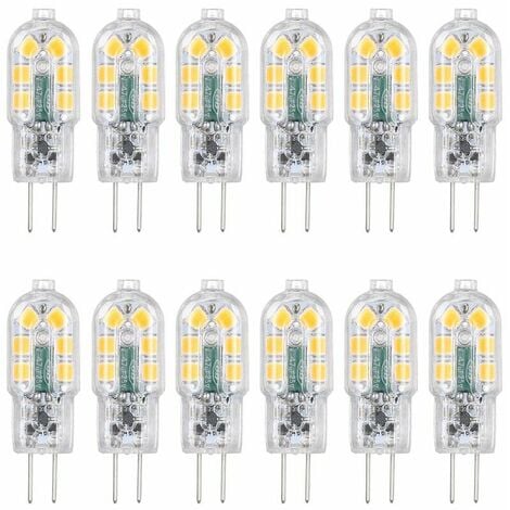 Ampoule AC équivalente à 3 ampoules G4 LED AC / DC Tomshine: Remplacement  équivalent d'une ampoule halogène de 30 W à ampoule incassable à base  d'énergie à deux broches, remplacement incassabl 
