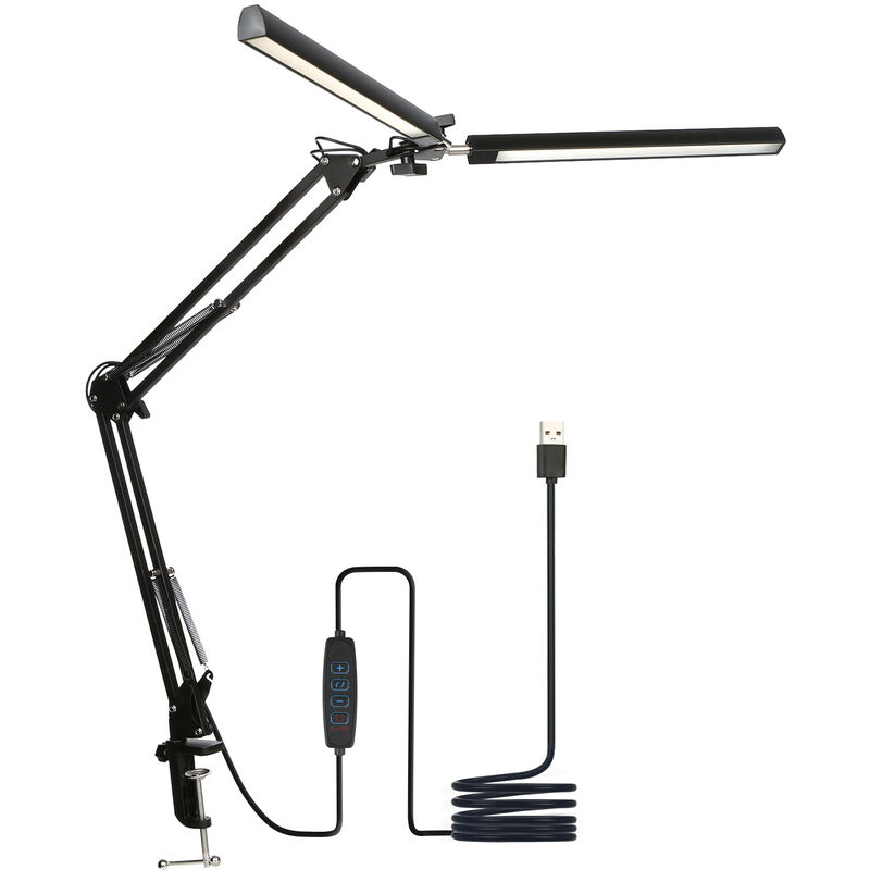 Tomshine d C5V 2A 24W 120LED Lampada da scrivania