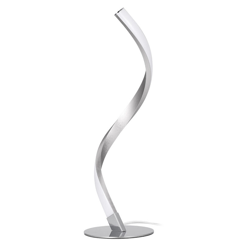 Spiral LED Table Light 6W 3000K Warm White Bedside Desk Lamp Nightstand Lamp for Bedroom Living Room Office,model: UK Plug - Tomshine