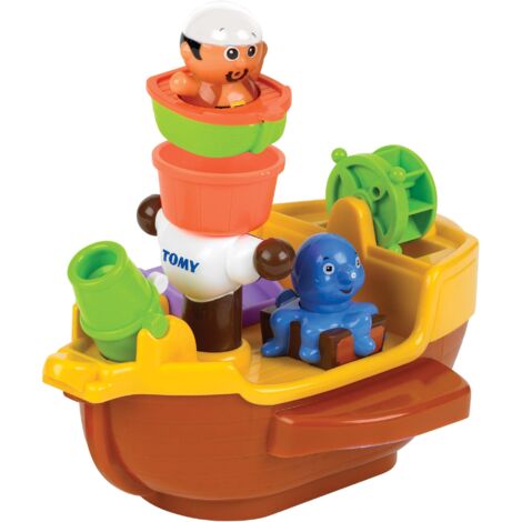 TOMY Toomies Pirate Bath Baby Bath Toy, Shower Baby Toy for Water Play in the Bath, Kids Bath Toy Suitable for Toddlers & Children, Boys & Girls from 18 Months+