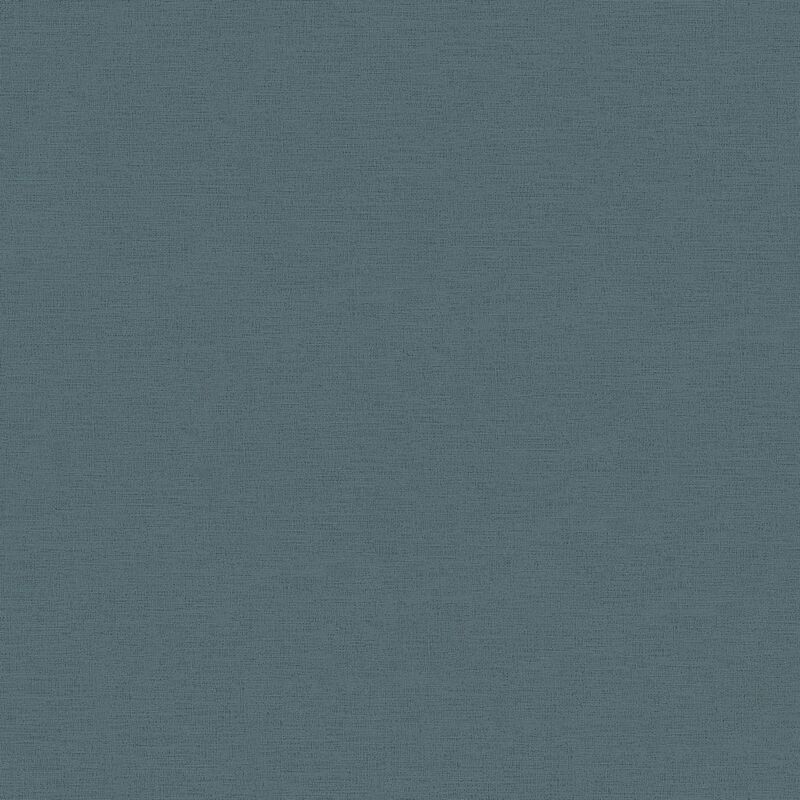 Profhome - Ton-in-ton Tapete 371783 Vliestapete Leicht Strukturiert Unifarben Matt Blau 5, 33 M2