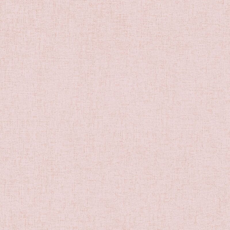 Profhome - Ton-sur-ton Wallpaper Wall 375481 Non-woven Wallpaper Smooth Ton-sur-ton Shiny Pink 5.33 M2 (57 Ft2)