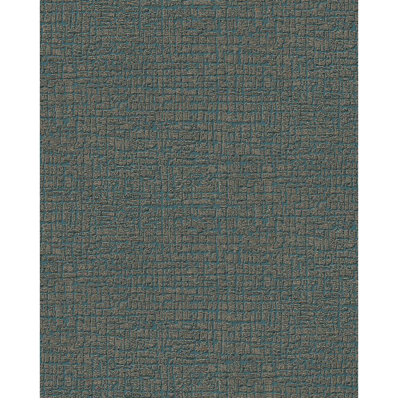 Ton-sur-ton wallpaper wall Profhome DE120106-DI hot embossed non-woven wallpaper embossed Ton-sur-ton matt blue teal bronze 5.33 m2 (57 ft2) - blue
