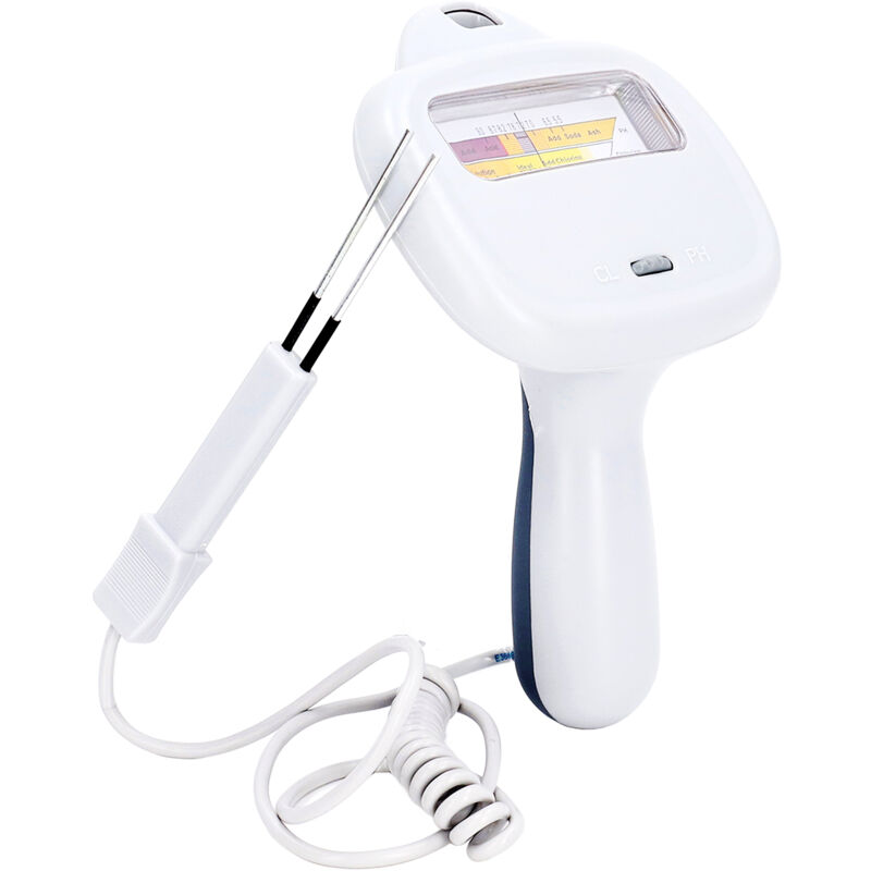Tonchean - 2 en 1 Chlorine ph Meter pc 102 Swimming Pool Tester Handheld CL2 Level Meter Test Spa Water Quality Monitor Analyzer