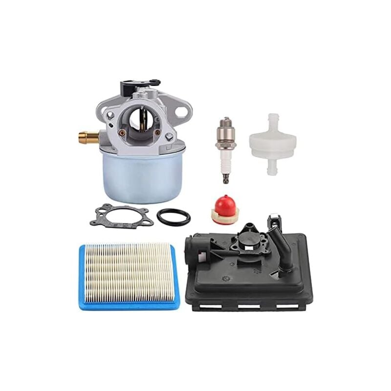 Tonchean - 799868 Carburateur avec base de filtre à air 496116 795259 compatible avec moteurs de carburateur 124L02 124T02 124T05 124T07