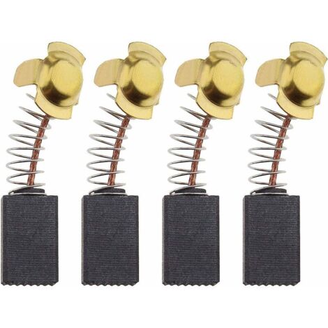 BSR TONCHEAN Balai charbon,SR 2 Paires Balais de Charbon Moteur Rechange de Perceuse Filaire Compatibles avec Titan TTB653SDS 1500w SDS Plus, 6x10x16mm