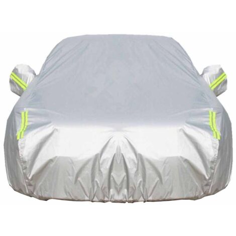 Tonchean – Housse de protection pour voiture sédan – Tissu Oxford imperméable et résistant aux UV – Doublure coton respirant – Ajustement sécurisé