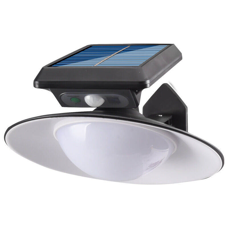 Tonchean - Lumière solaire ronde extérieure, led étanche à énergie solaire, applique murale, projecteur de paysage pour jardin, ferme, cour, garage,