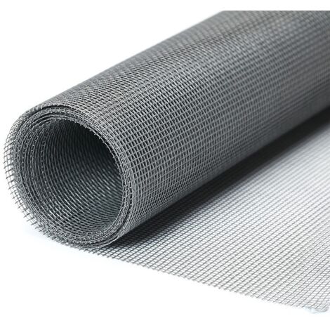 Tonchean – Moustiquaire de fenêtre 1,3 x 1,5 m – Fibre de verre résistante – Découpable aux dimensions – Protection anti-insectes pour porte-fenêtre
