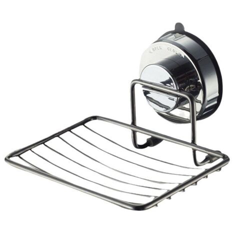 TONCHEAN Panier porte - savon mural, acier inoxydable, douche en acier inoxydable, ventouse, porte - savon