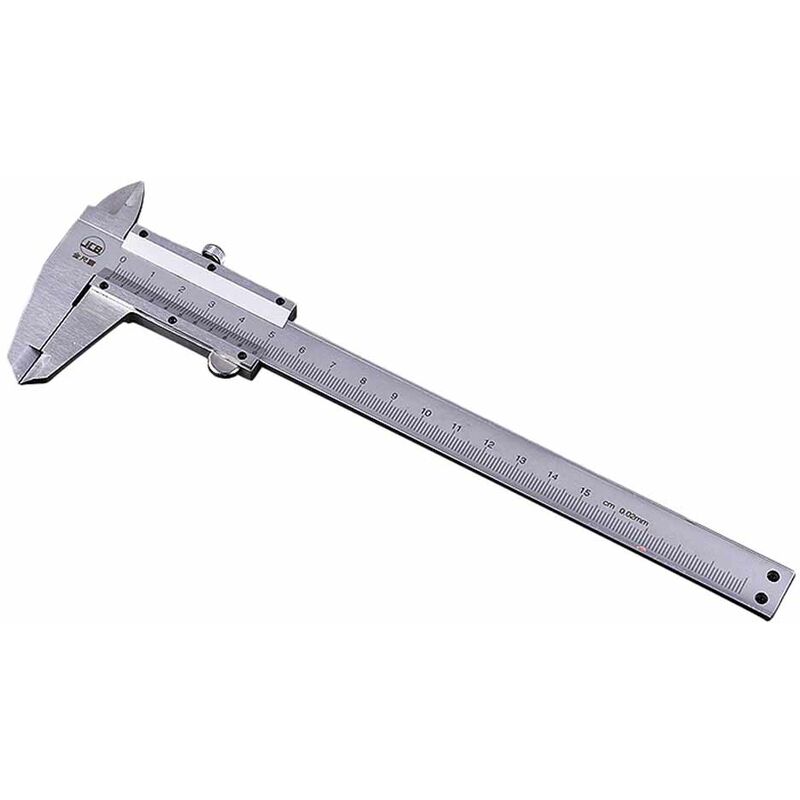 Tonchean - Pied à coulisse en acier inoxydable, outil de mesure du pied à coulisse 0-150mm