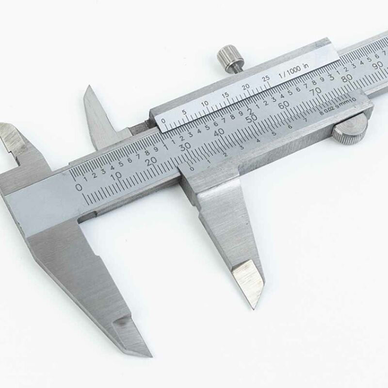 Tonchean - Pied à coulisse en acier inoxydable, pied à coulisse domestique de qualité industrielle de haute précision, pied à coulisse en acier