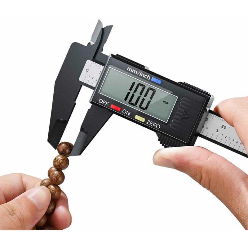 Tonchean - Pieds à coulisse numériques, pieds à coulisse électroniques de haute précision de qualité industrielle, pieds à coulisse en plastique,