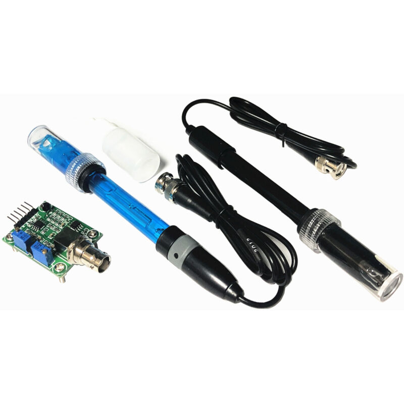 Tonchean - Sonde d'électrode pH non rechargeable et rechargeable, collection de tests de valeur de pH, module de surveillance du capteur d'acidité et