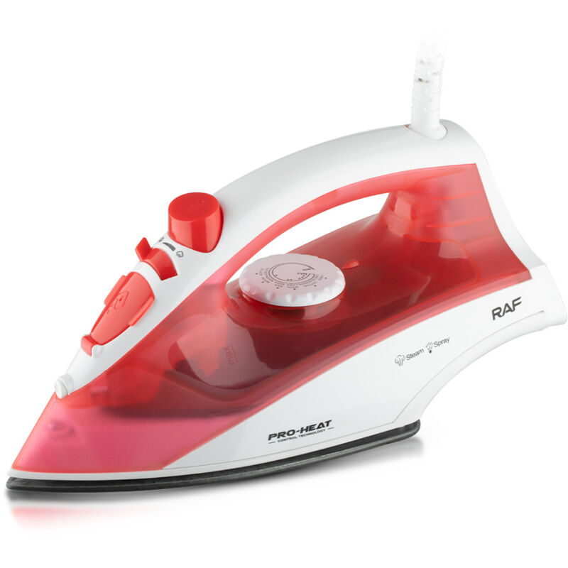 Fer à repasser électrique portatif 1400w, petit fer à vapeur portable pour la maisonrouge - Tonchean