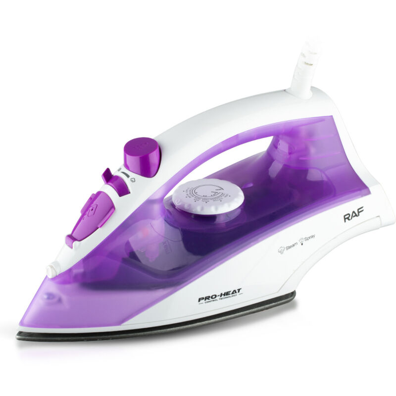 Fer à repasser électrique portatif 1400w, petit fer à vapeur portable pour la maisonViolet - Tonchean