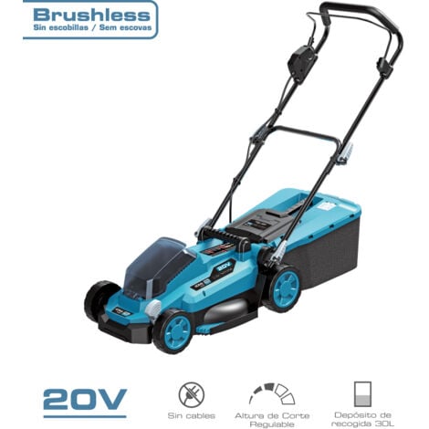 Tondeuse 20v brushless (sans batterie ni chargeur) 97x93cm koma tools pro series battery.