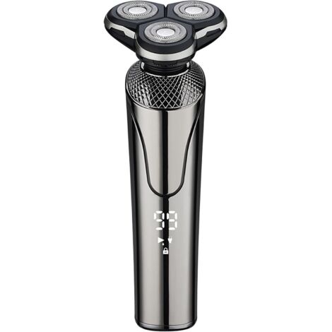 Tondeuse à Barbe Intelligente Nouvelle — Rechargeable, Affichage LCD, Haute Puissance, Lavable, Kit de Soins du Visage