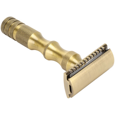 Tondeuse à Barbe Manuelle avec Lames Remplaçables, Précise et Sûre pour Hommes - Idéale Maison & Voyage