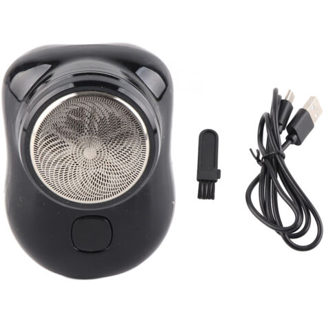 Tondeuse à Barbe Portable Mini, Tondeuse Électrique Automatique pour Voyage - Noir