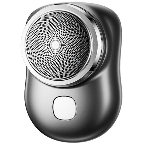 Tondeuse à Barbe Portable Rechargeable Mini Noir - Rasoir Barbe Compact de Poche