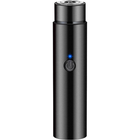 Tondeuse à Barbe USB Rechargeable Mini - Tondeuse Barbe Homme Femme Portable Noir