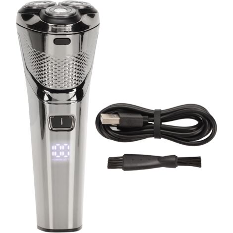 Tondeuse à Barbe USB Rechargeable, Silencieuse et Imperméable, Tondeuse Flottante pour Homme