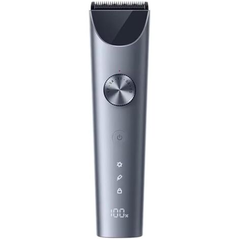 Tondeuse à cheveux 2 lames en alliage de titane double revêtement noir tête tondeuse pour hommes pattes rasoir électrique sans fil coupe barbier coupe-cheveux -