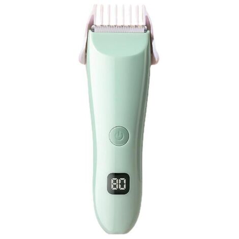 Tondeuse à cheveux pour bébé, tondeuse électrique ultra-silencieuse, kit de coupe de cheveux sans fil et rechargeable pour enfants, étanche, indicateur de batterie