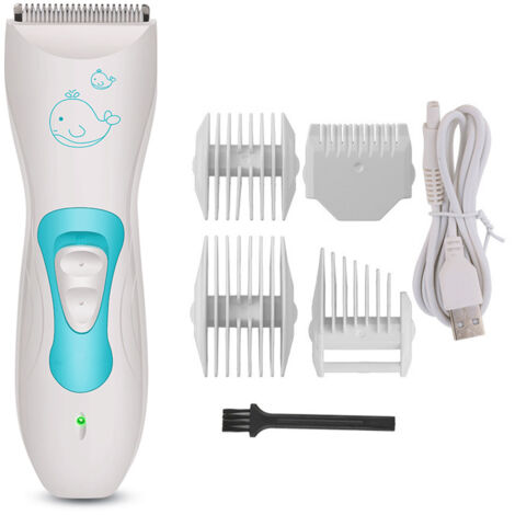 Tondeuse À Cheveux Pour Bébés - Sans Fil - Étanche - Rechargeable - 3 Peignes Réglables - Pour Coupe Cheveux Enfant