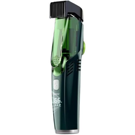 Tondeuse à cheveux pour hommes, aspiration automatique des cheveux, ensemble de toilettage professionnel haut gamme avec écran numérique LCD, faible bruit et étanche Vert ONE SIZE
