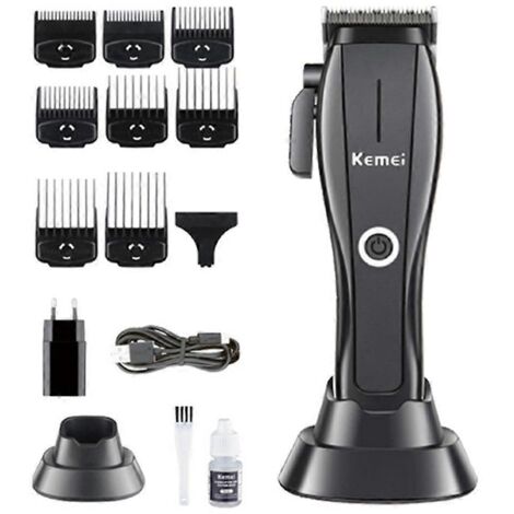 Tondeuse à cheveux pour hommes, kit de tondeuse de barbier sans fil