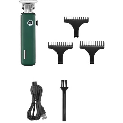 Tondeuse à Cheveux Professionnelle Kemei à Lame en T pour Rasage à Sec et Dégradé, Finitions et Coupes de Précision.