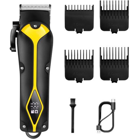 Tondeuse à Cheveux  Rasoir Rechargeable Avec Affichage LED Électrique Pour La Coupe Des - Coiffeur Voyage Maison Salon Anniversaire Saint Valentin Fête Pères Papa