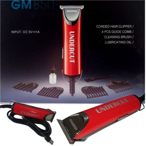 Tondeuse à Cheveux, Rasoir, Tondeuse à Barbe, Coupe-cheveux, Rechargeable, Voyage, Usb, Gm-850