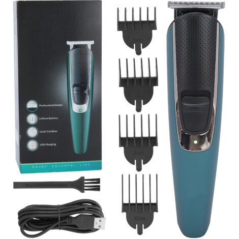 Tondeuse à Cheveux Rechargeable avec Peignes de Limitation pour Salon et Maison