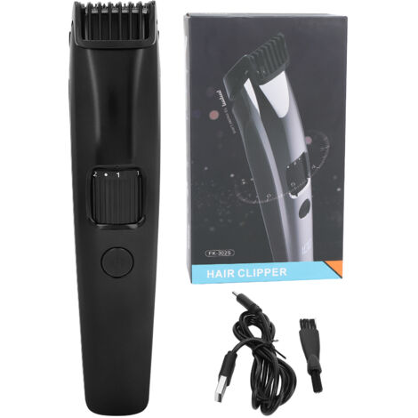 Tondeuse à Cheveux Rechargeable Professionnelle - Coupe Précise à Domicile ou Salon - Noir