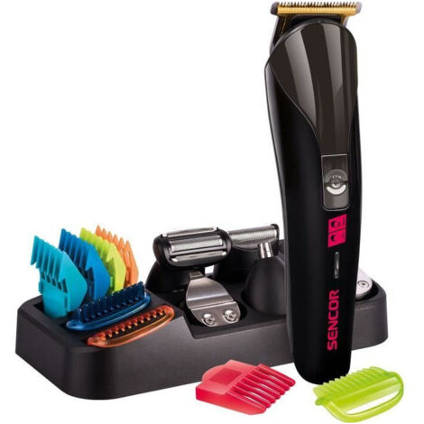 Tondeuse a cheveux - SENCOR - SHP 7411BK - 12 accessoires - Rechargeable - Noir
