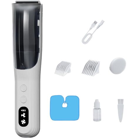 Tondeuse à cheveux silencieuse pour – faible bruit une utilisation sûre  Céramique avec bords arrondis, corps étanche rechargeable par USB, outil de coupe doux 21 x Blanc -