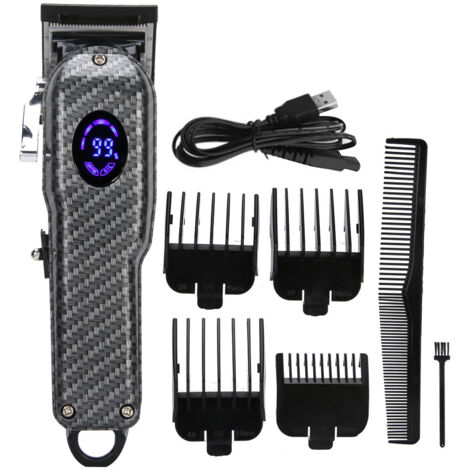 Tondeuse à Cheveux USB Rechargeable avec Tête Huilée pour Coiffure et Coupe Professionnelle