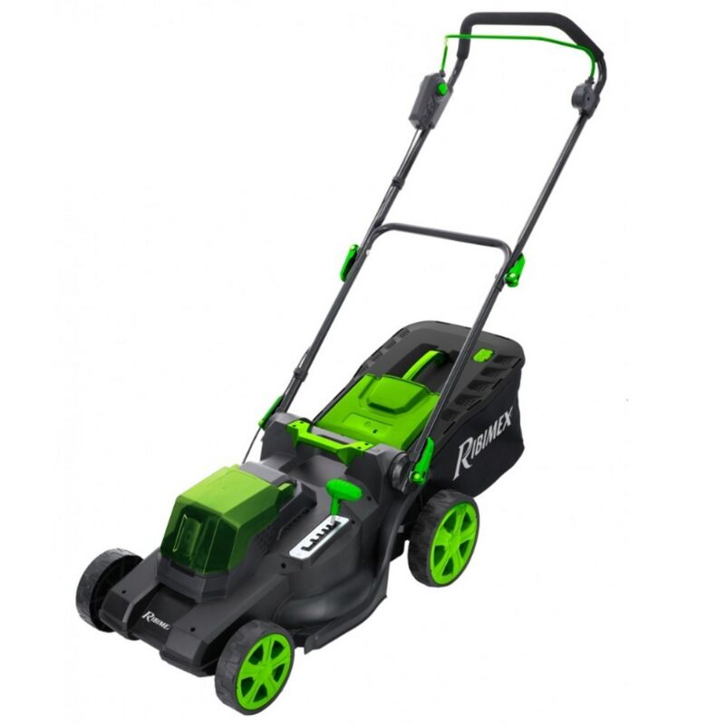Tondeuse à gazon à batterie R-BAT20 40v 440mm avec 2 batteries 20v 2amp et chargeur